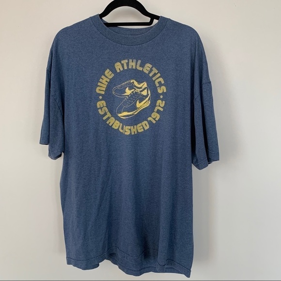 Nike Other - Nike Athletics Blue Vintage T-shirt Size 2XL